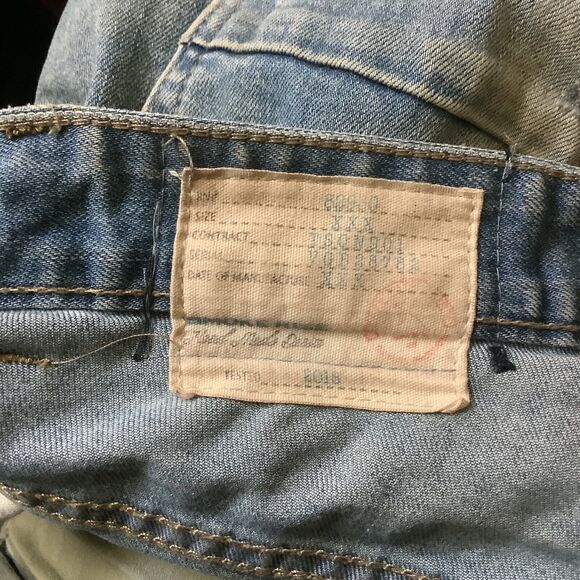 Smoke rise denim co moto jeans size 32 x 32 button and zipper needs work - Picture 3 of 6